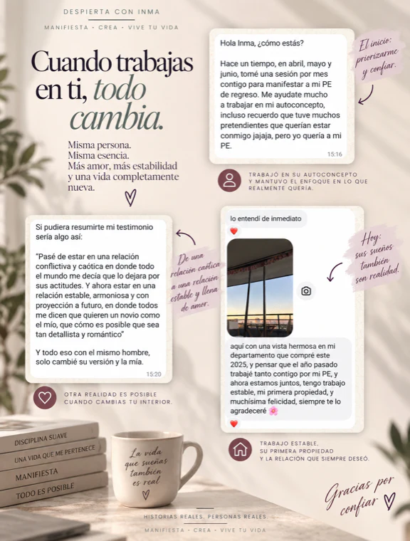 Testimonio de una clienta de Despierta con Inma